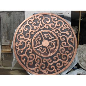 China Chinese Style Bronze Wall Sculpture , Landmark Bronze Garden Sculpture on sale