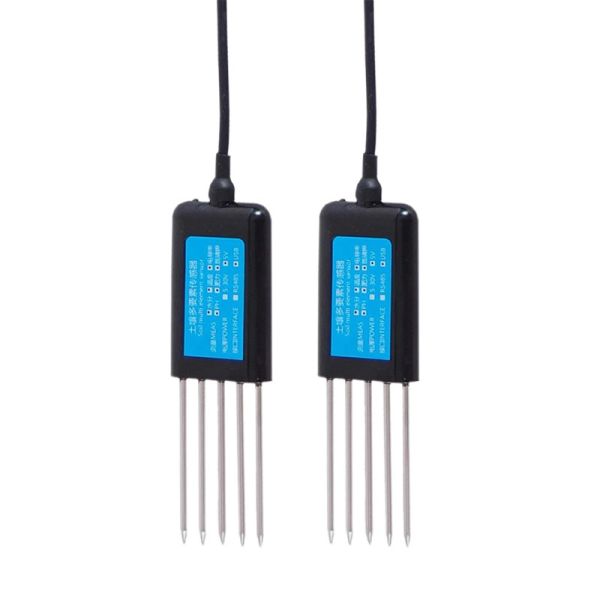 7 in 1 All-in-One Soil Moisture Temperature EC PH Sensor Probe for Planting