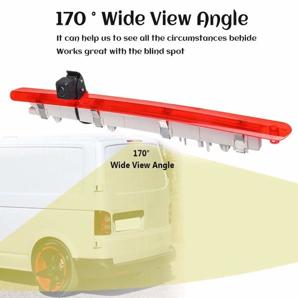 Quality DC 12V Third Brake Light Camera For Mercedes Vito Parking Assist Easy Installation wholesale