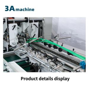 300m/min Working Speed Cardboard Dual- Lock Bottom Cold Glue Machine for