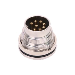 3 Pin Waterproof Electrical Connectors , Circular Panel Mount 5 Pin Sensor