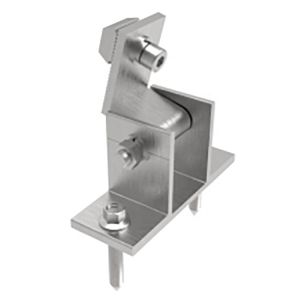 Silver Solar Panel Angle Brackets Ss304 PV Solar Mounting Brackets