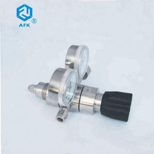 Oxygen Flow Stainless Steel Pressure Regulator For Welding With Diaphragm Valve