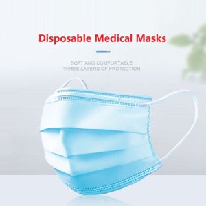 FDA CE Surgical Medical Mask 3 Ply Filter Surgical Respirator Customized Size