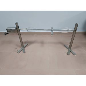 China 30kgs CSA Barbecue Spit Roaster Outdoor Spit Rotisserie Bbq With Lockable Wheels on sale