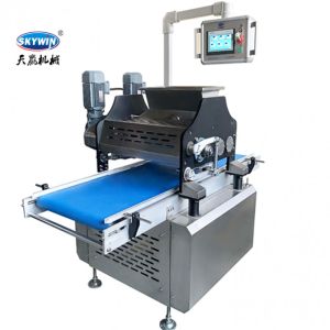 Wire Cut And Deposit PLC Control Cookies Making Machine 100-200kg/h Capacity