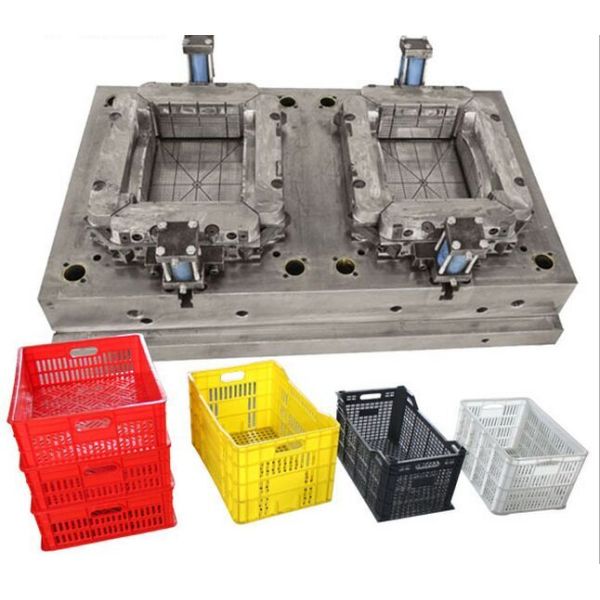 OEM plastic mould for turnover basket box /Injection moulding plastic turnover box
