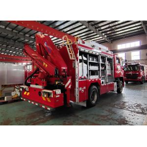 China 4x2 Drive Emergency Rescue Fire Vehicle with 8m Lift Lamp and Lift Crane on sale