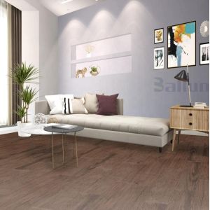 Easy Installation Unilin Click Lock SPC Hybrid Vinyl Flooring with Cork in Brown