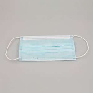 Cheap White Blue 3 Ply Disposable Face Mask High BFE / PFE Anti Virus Prevent Flu for sale