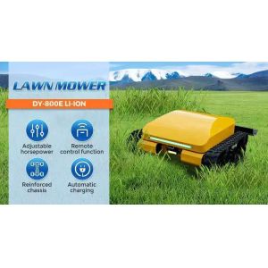 Remote-controlled intelligent crawler lawn mower, with lithium iron phosphate