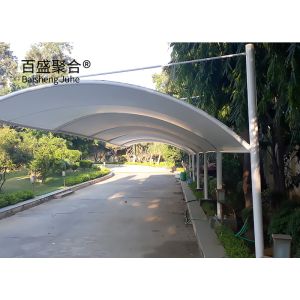 Steel Frame Structures Heat Treated Frame PVDF/PTFE Sail Finishing Insulated