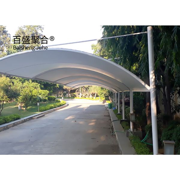 Steel Frame Structures Heat Treated Frame PVDF/PTFE Sail Finishing Insulated