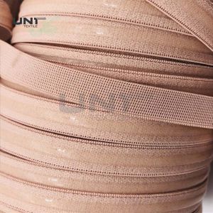 Customized Nude Garments Accessories Polyester Silicone Drip Elastic Tape