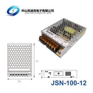 SMPS Isolation Resistant 8.33A 100W 12v Power Supply For LED Strip Lights