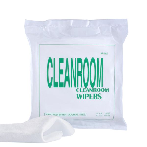 Cleanroom Wiping Cloth Cleanroom Wipers Cleaning 100% Polyester Wiper