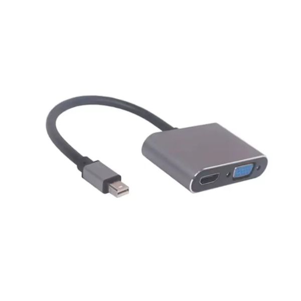 Quality Hot Sale Professional Mini DP Displayport  Male HDMI VGA Female Converter Cable 4 K Resolution Connector Adapter Home Use Monitor HDTV Projector wholesale