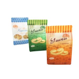120g/150g/200g Custom Printed Recyclable cookies stand up pouch with zipper