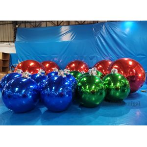 Customizable Festive Atmosphere Decoration Inflatable Mirrored Balloons Hung