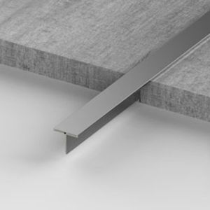 Colored Hairline Stainless Steel Backsplash Edge Trim T Channel 0.5mm 3mm SS 304