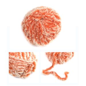 Soft Mink Chunky Hand Knit Yarn Polyester Yarn Yarn Bleached Dyed