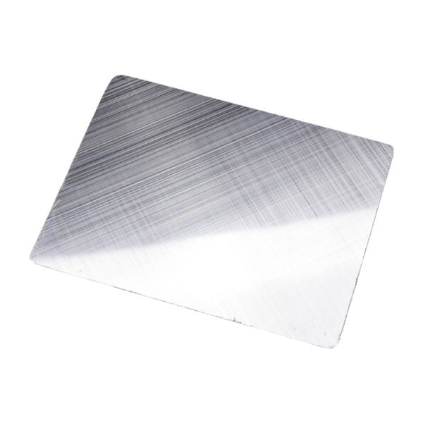 Quality 0.8mm Brushed 201 304 Stainless Steel Sheet For Wall Panel Natural Color wholesale