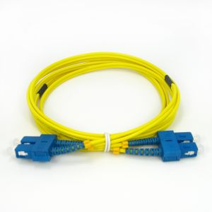 SC UPC / APC Duplex 3mm Single Mode Fiber Patch Cord Optical Fiber Cable FTTA