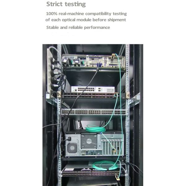 High Speed 400G QSFP-DD to 2x200G QSFP56 AOC Breakout Cable Active Optical Cable