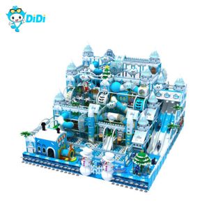 Custom Theme High Capacity Indoor Playground for 80-200 Children with Multiple
