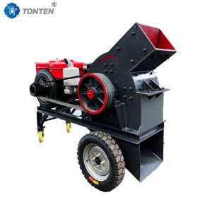 Diesel Hammer Crusher Machine Stone Tile Plaster Crusher Machine