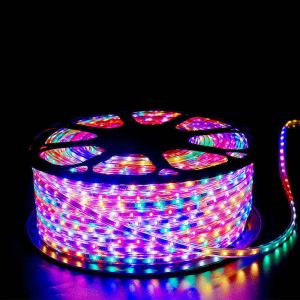 220v Customizable Flexible Led Light Strip Pcb Light Body Material 6 Colors