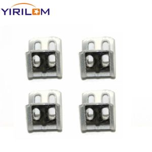 China Sofa Accessories Half Plastic Covered 4-Hole Spring Clip For Firmly Hooking Snake-Shaped Springs on sale