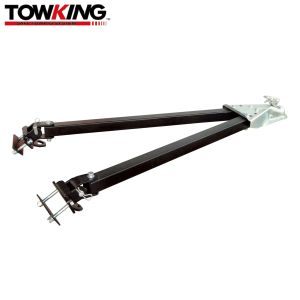 Cheap Universal Car RV Adjustable Tow Bars For Flat Or Dinghy Towing 5000 Lbs Fits 2'' Ball for sale