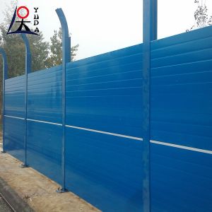 Highway Railway Noise Barriers Galvanized Road Noise Barrier Steel Plate