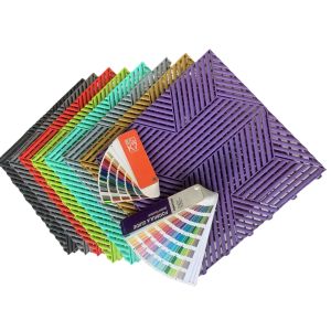 Ribbed Epoxy Modular Garage Flooring Anti Slip Racedeck Garage Tiles