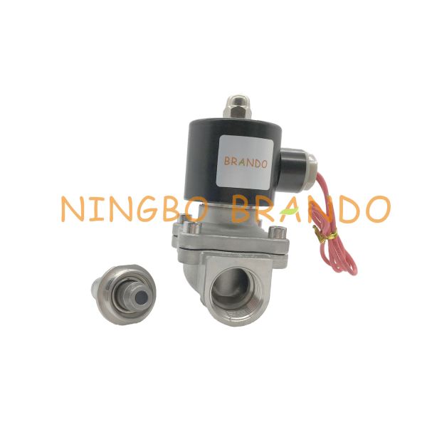 Thread Connector Normal Closed 2S200-20 Series Stainless Steel Valve Water