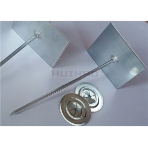 63.5mm Galvanized Steel Self Stick Insulation Pins To Install Foam Insulation
