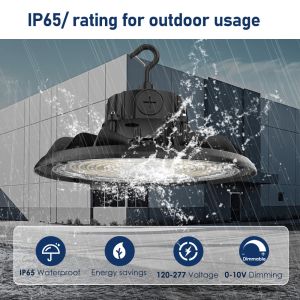 LED UFO Highbay Light 3Cct 3Power Ip65 Industrial Warehouse Workshop Factory