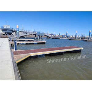 China Marina Boat Aluminum Floating Docks Pile Guide Pier Pontoon 2000mm on sale