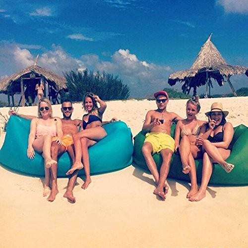 Fast Lanzac Hangout Air Lounger/ Inflatablebanana sleeping bag/inflatable sofa