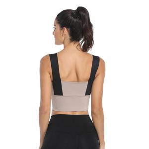 Mesh Breathable Push Up Plus Size Sports Bra High Elastic Removable Padded