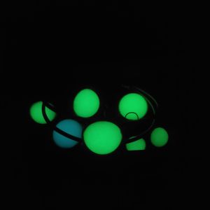 Glow In The Dark Resin Jewelry Set With Fashion Pattern