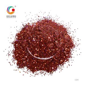 Cheap PET Hexagonal Holographic Butterfly Glitter Dust Powder Customized for sale