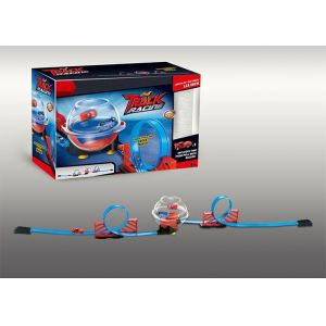 Spherical Toy Race Car Track Sets 360° Spinway Stunt Racing 26 Pcs 2 Cars 74 