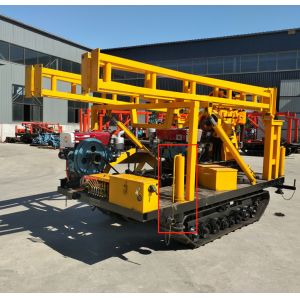 China Coring Investigation XY-1A 150 Meters Hydraulic Wheels Mounted Drilling Rig on sale