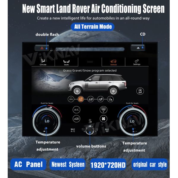 IPS SCREEN 10.4 Inch Car AC Control Panel For 2013-2019 Range Rover Sport L494