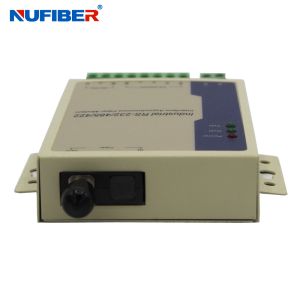 Cheap Iron Shell Serial To Fiber Converter , Duplex 2km Optic Fiber Modem for sale