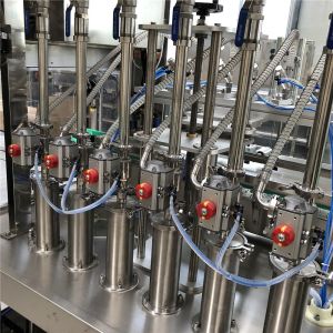 Linear Piston Filling Machine , 1200-1800bph Hand Soap Filling Machine