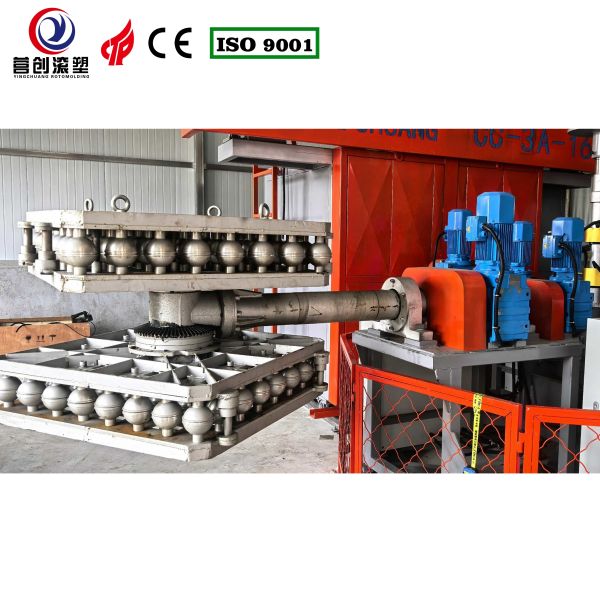 62KW Customizable Bi Axial Rotomoulding Machine For PP / PE / HDPE / LLDPE