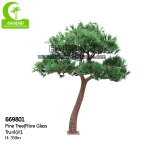 Handmake HAIHONG 350cm Artificial Foliage Tree With Fiber Glass Trunk
